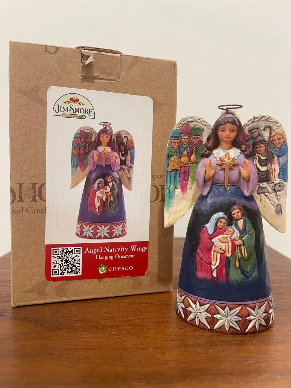Jim Shore “Angel Nativity Wings” Hanging Ornament 2014